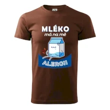 Mléko má na mě alergii