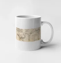 Mapa Báňské dráhy z Moravské Ostravy do Doubravy