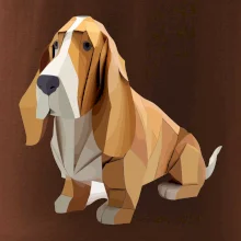 Baset slepený z papíru