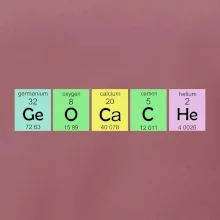 Geocache - periodická tabulka