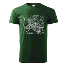 Mapy měst černobílé Ostrava Poruba