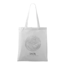 Špičák - vrstevnice v kruhu