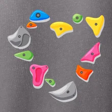 Lezení na stěně - srdce