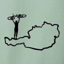 Cyklistka - Mapa Rakouska