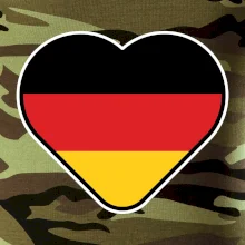 Germany love velké - Německá vlajka