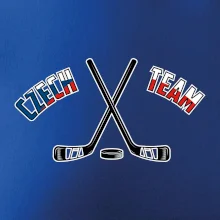 Czech team - hokejky a puk