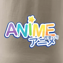 Anime nápis duhový