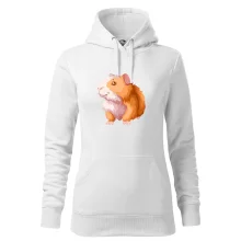 Morče - kreslené, bílo oranžové