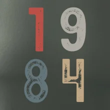 Vintage číslice 1984 Vintage číslice 1984