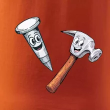 Parové triko - Kladivo a hřebík