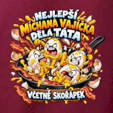 Nejlepší míchaná vajíčka dělá táta Včetně skořápek