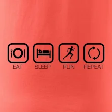 Eat sleep run repeat v řadě