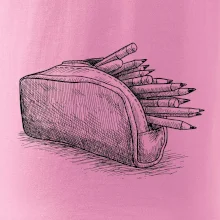 Školní penál kreslený