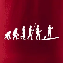 Evoluce paddleboard muž