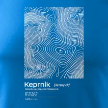 Keprník - vrstevnice v obdélníku