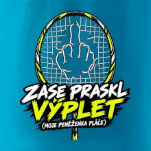 Badminton prasklý výplet