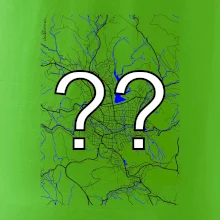 Vaše město - Mapa s vodními toky Vaše město - Mapa s vodními toky