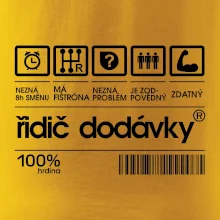 Čárový kód - řidič dodávky Čárový kód - řidič dodávky