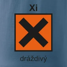 Xi Dráždivý - Výstražná tabulka na tričku