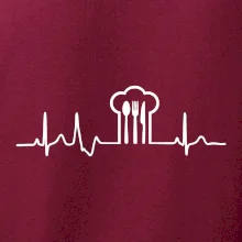 EKG kuchař čepice a příbory