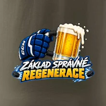 Hokejová regenerace s pivem