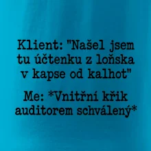 Klient a vnitřní auditorský křik