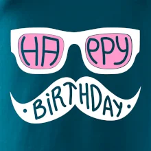 Mustache narozeniny - brýle