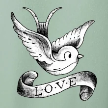 Love holubice - kreslená