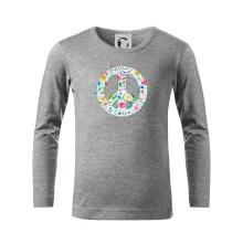 Peace and love symbol