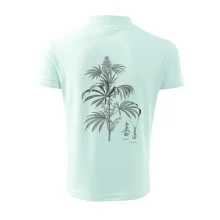 Konopí kytka černobílá