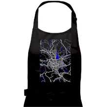 Jablonec nad Nisou - Mapa s vodními toky