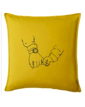 Táta a syn ruce obrys