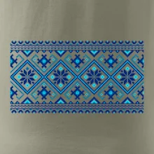 Ukrajinský vzor - modrý