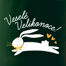 Veselé Velikonoce - bíle