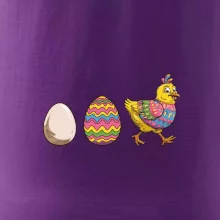 Evoluce vajíčka - velikonoce - slepice