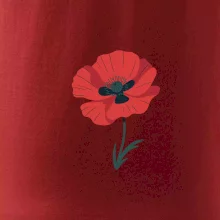 Vlčí mák kreslený velký