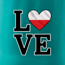 Love Polská vlajka