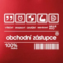 Čárový kód obchodní zástupce