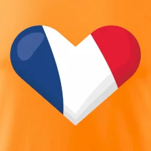 Francouzská vlajka srdce