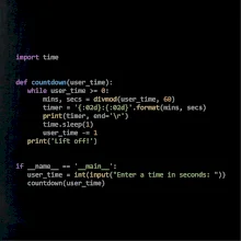 Python Odpočet času Python Odpočet času