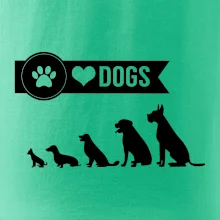 I love dogs - tlapka