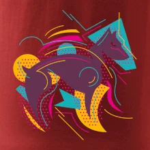 Pes abstrakce hubený