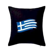 Řecko vlajka - štětkou