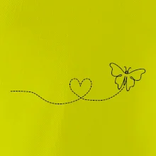 Dráha letu motýla - srdce