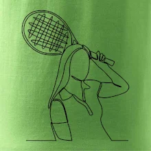 Tenistka  jednim tahem