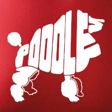 Pudl - nápis v těle Pudl - nápis v těle