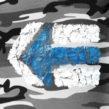 Párová turistická značka modrá