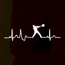 EKG hod kladivem muž