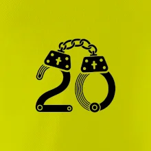 Narozeninové tričko pro policajta - pouta 20