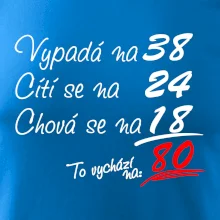 Vypadá, cítí se, chová se - 80 let